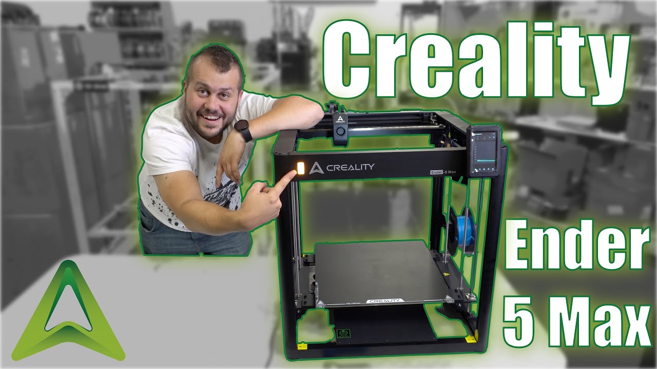 Creality Ender-5 Max - Vybalení/Unboxing, Nastavení a Tisk - Česky