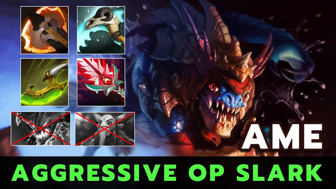Ame Slark Carry Full Counter Item Build - Dota 2 Gosu Gameplay (Fullmatch)