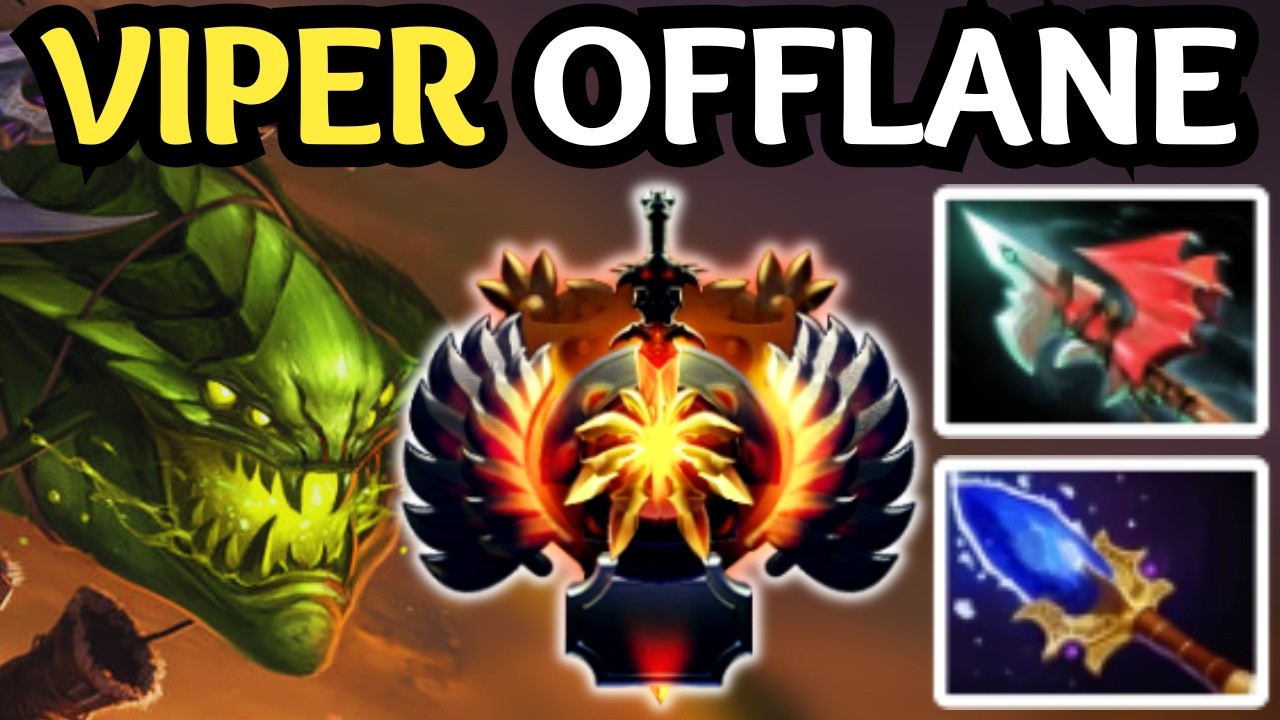 🔥 IMMORTAL VIPER OFFLANE — UNSTOPPABLE LANE PRESSURE | DOTA 2 🔥