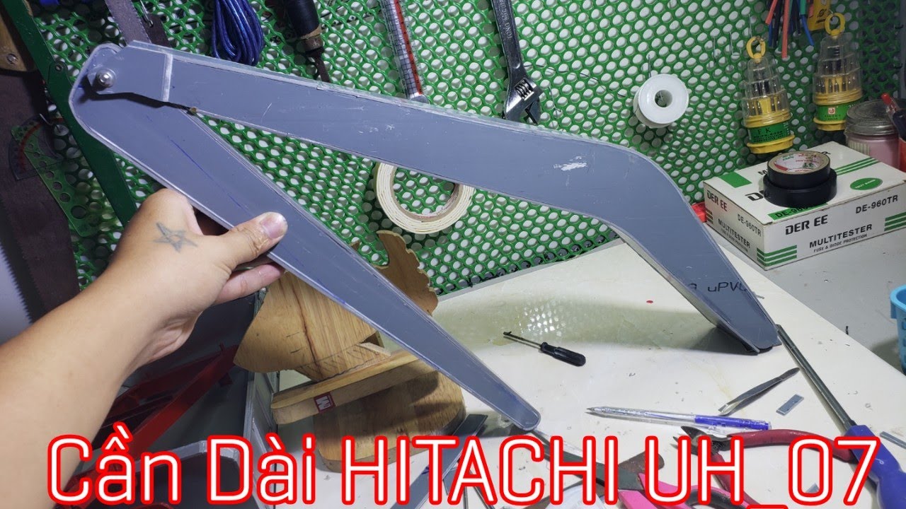 Chế Cần Dài Cho CuBe HITACHI UH-07, Máy Xúc Đất HITACHI UH07