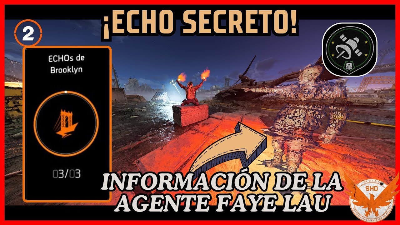 THE DIVISION 2 | COMO ENCONTRAR EL ECHO SECRETO DLC BROOKLYN | RED DE DANVERS | MERITO DE ARCHIVISTA