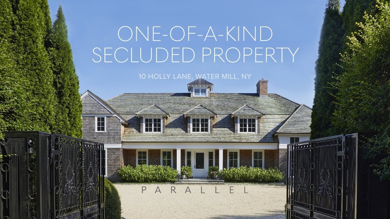 $8,500,000 One-Of-A-Kind Secluded Property in Water Mill