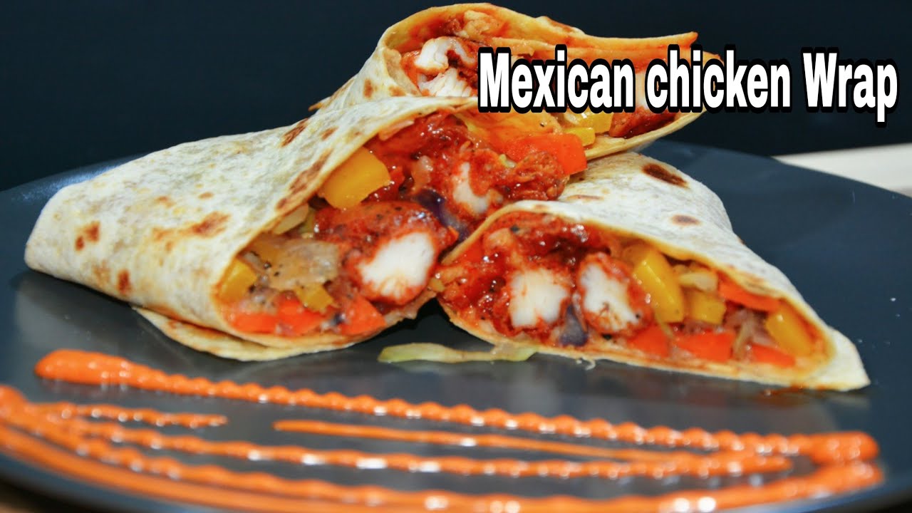 Mexican Chicken Wrap| Dynamite Chicken Wrap | Chicken Burrito| spiced Chicken Wraps |#chickenwrap