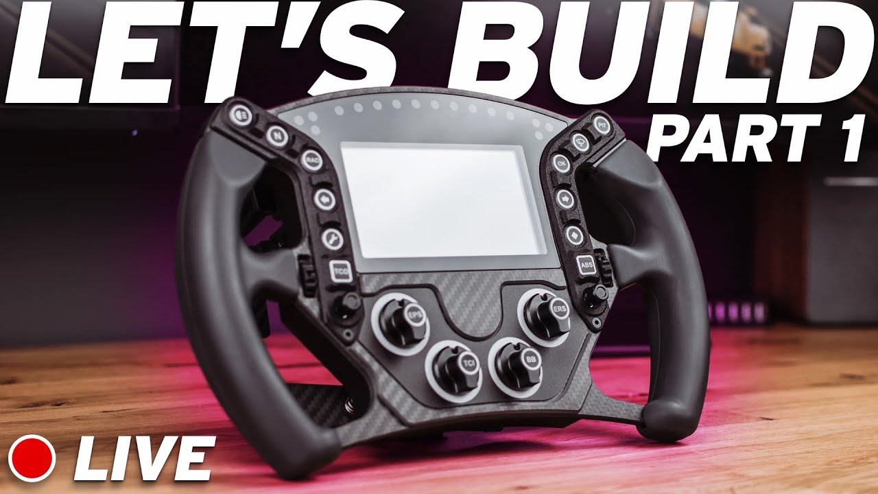 Let's BUILD a Simracing Wheel LIVE: Pokornyi Engineering HYP-R | Part 1