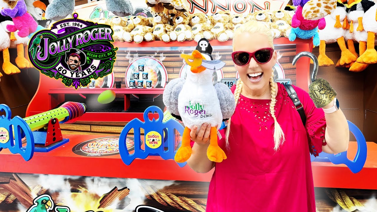 Insane Line Up of Carnival Games at Jolly Roger at the Pier!