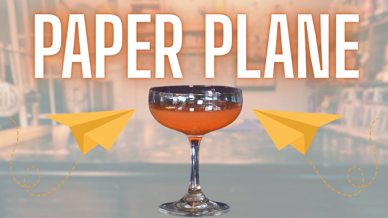 Watch Me Mix The Perfect Paper Plane Drink In 3 Minutes!