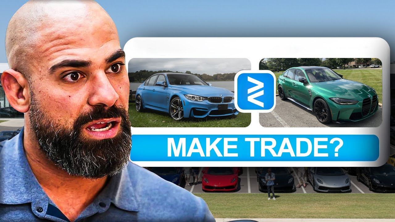 Trading a DAMAGED BMW G80 for a BMW F80? | Day in the Life of a LUXURY Car Dealer