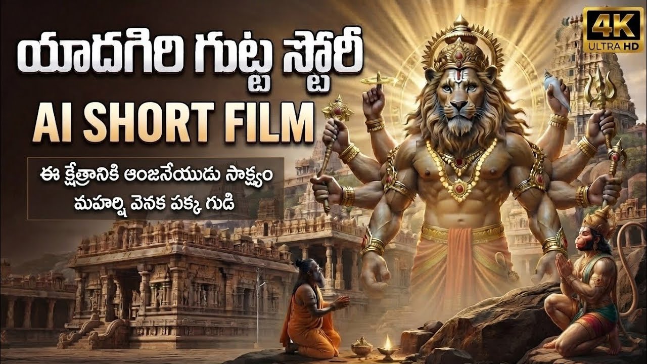 Yadagirigutta Sri Lakshmi Narasimha Swamy 🦁 | #Yadagirigutta #Narasimhaswamy Yadagirigutta Story 