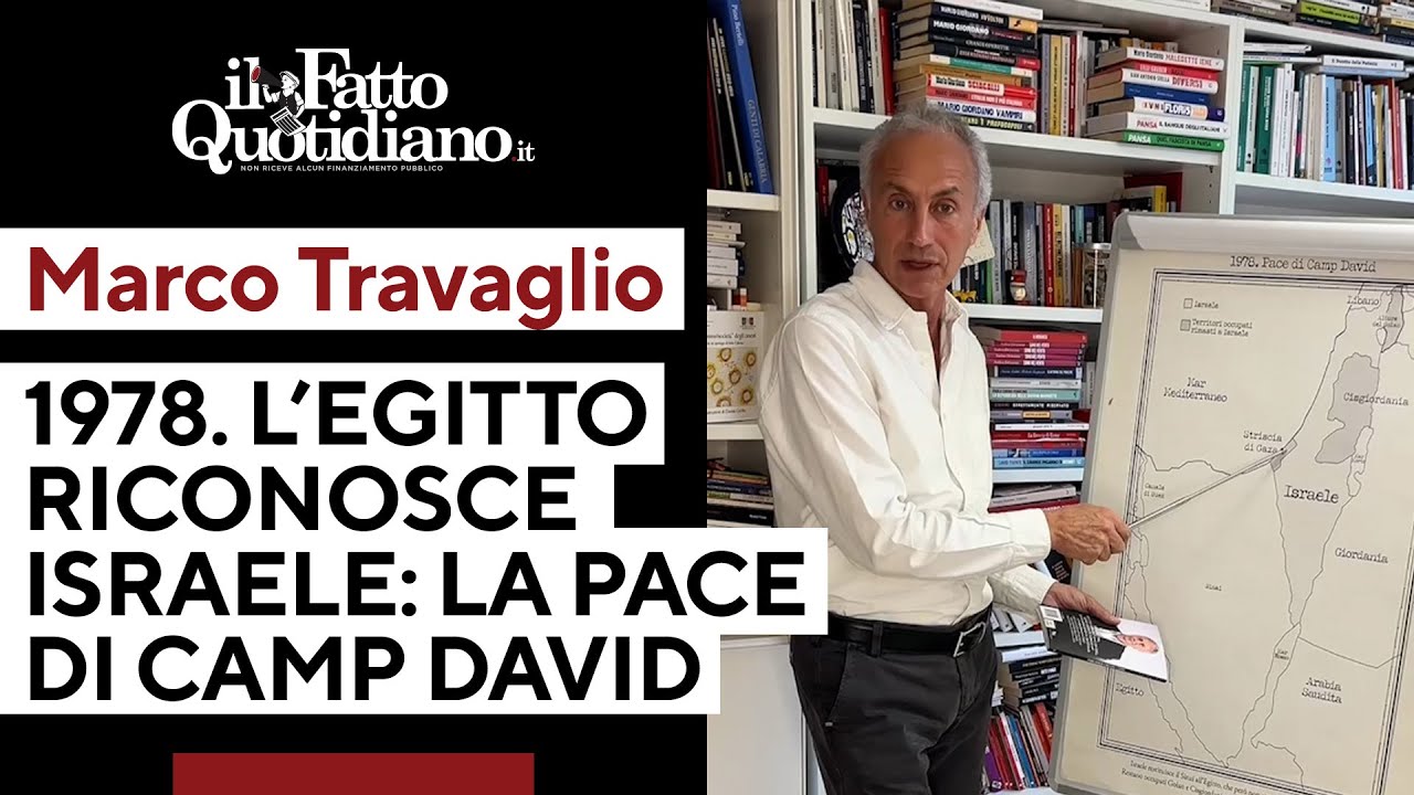 1978. Pace di Camp David. Travaglio spiega Israele e i palestinesi