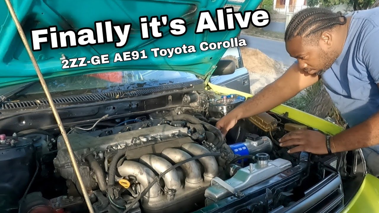 Finally! I Got My 2ZZ-GE Toyota Corolla AE91 Started