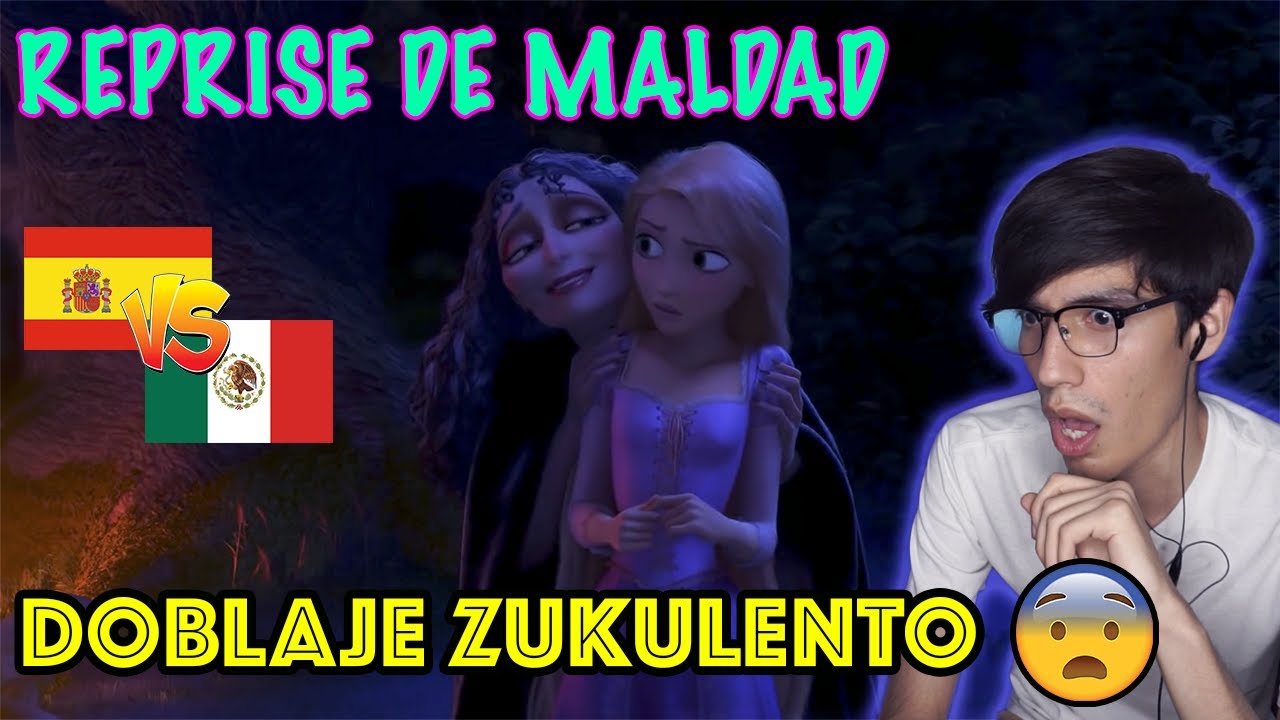 Reaccion a MADRE SABE BIEN REPRISE | doblaje latino vs castellano ENREDADOS
