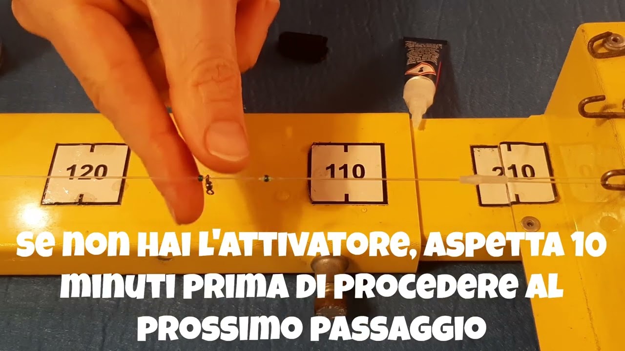 Incollaggio corretto per perline trave surfcasting