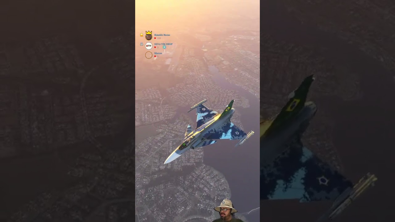 Военный самолет в Бразилиа 😱😱