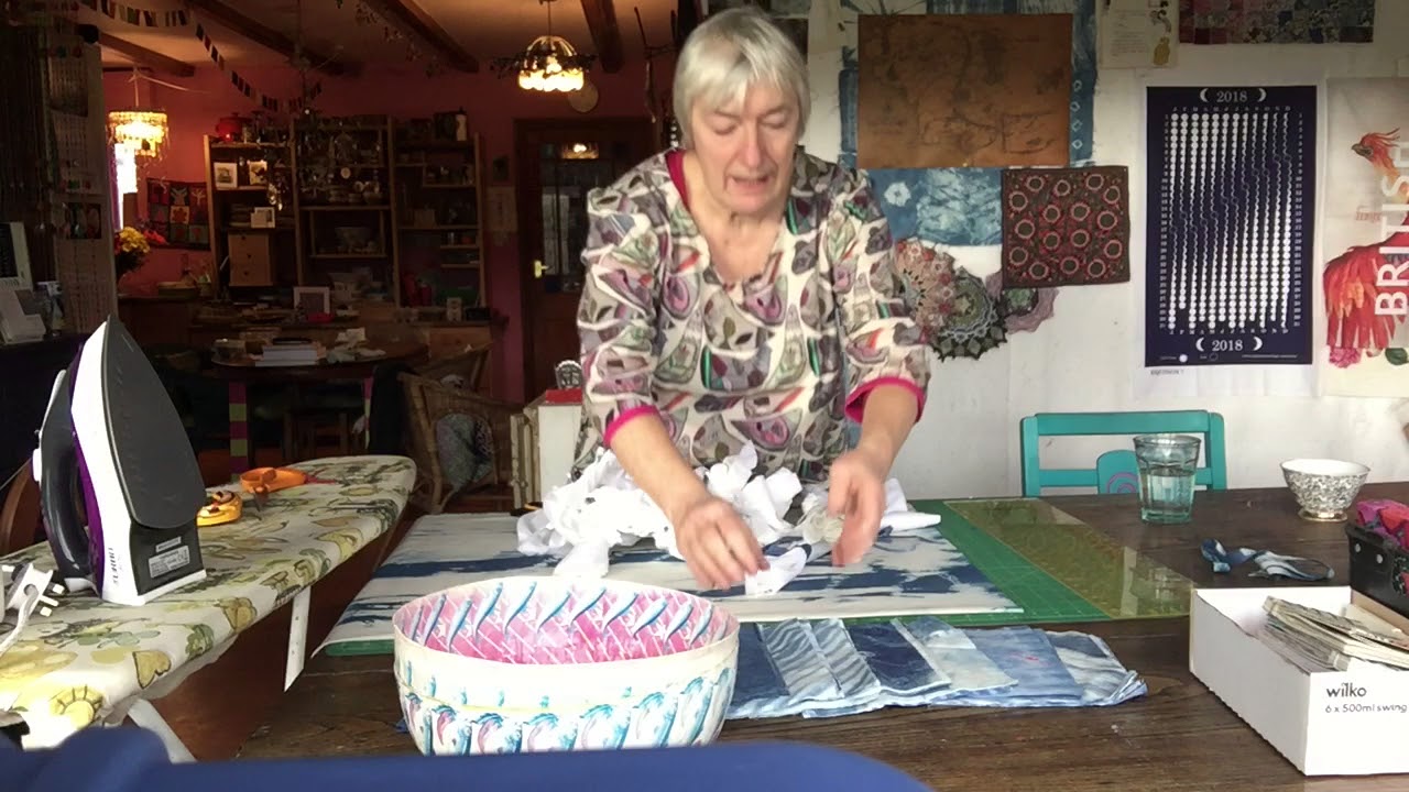 Indigo dyed patchwork #18/8