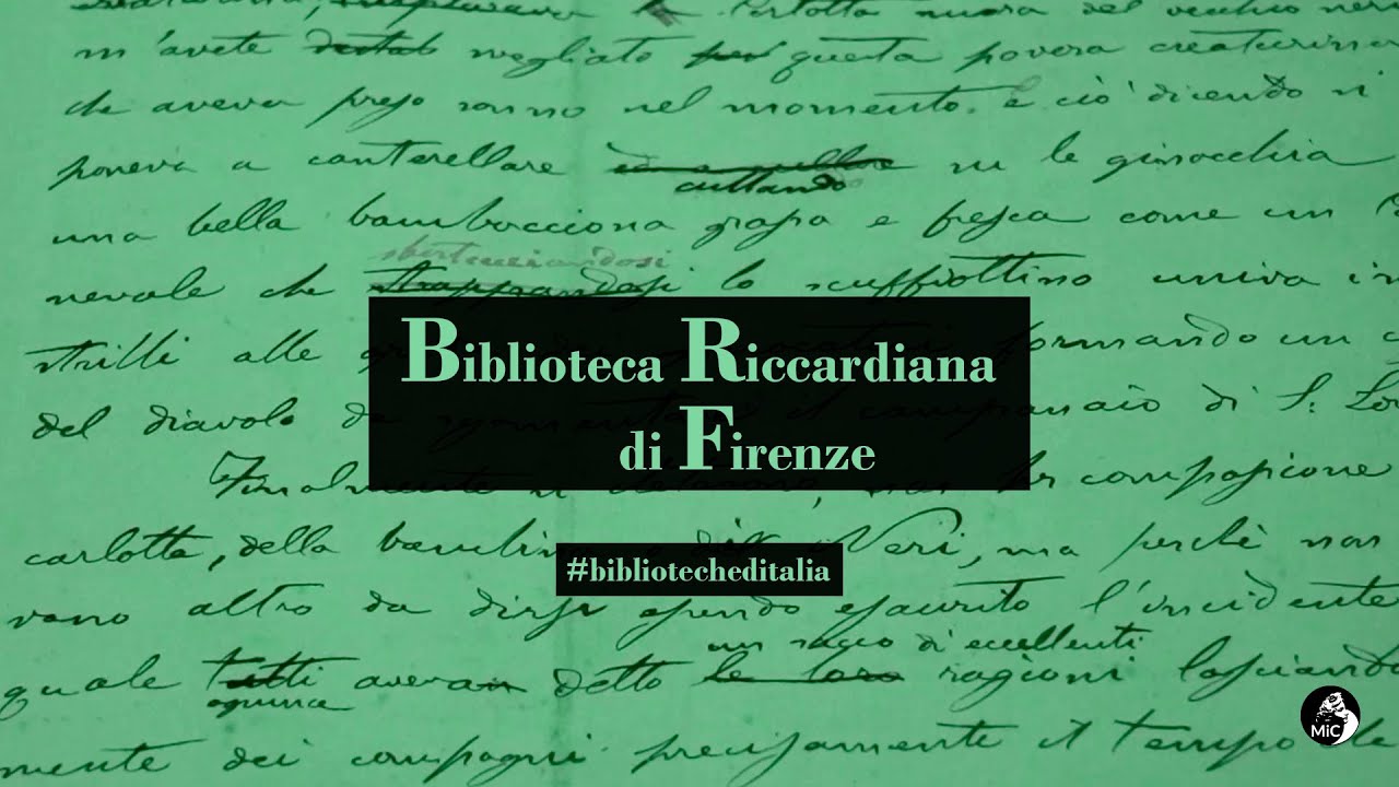 Biblioteche d'Italia | Biblioteca Riccardiana di Firenze
