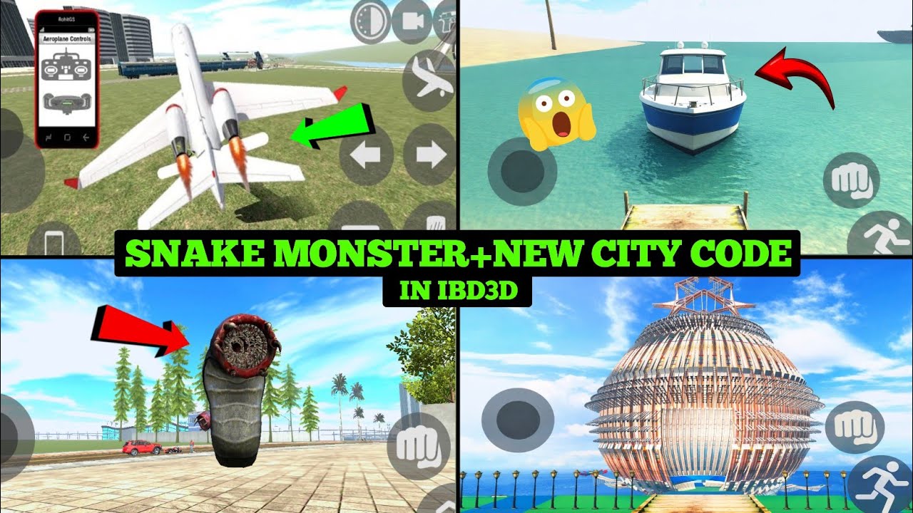🔥 Snake Monster Cheat Code + New City Add | Indian Bikes Driving 3D | Shimul Gamerz ✅