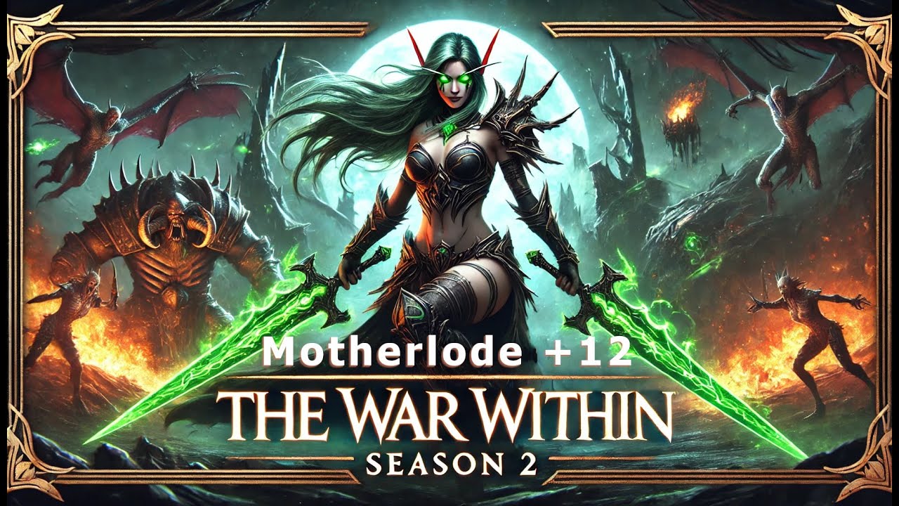Mythic+ - Motherlode +12  VDH Vengeance Demon Hunter PoV - The War Within - Season 2