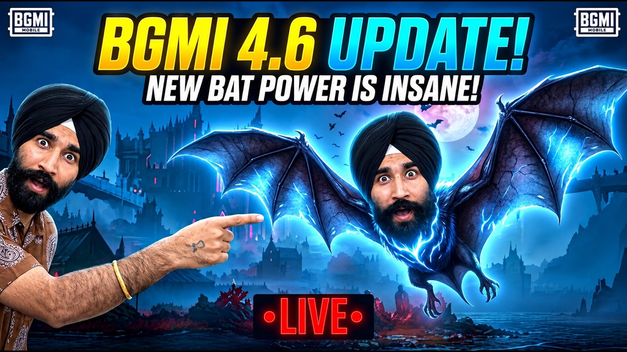 4.6 NEW UPDATE AAJAO : BGMI LIVE 🔥 | PUBG
