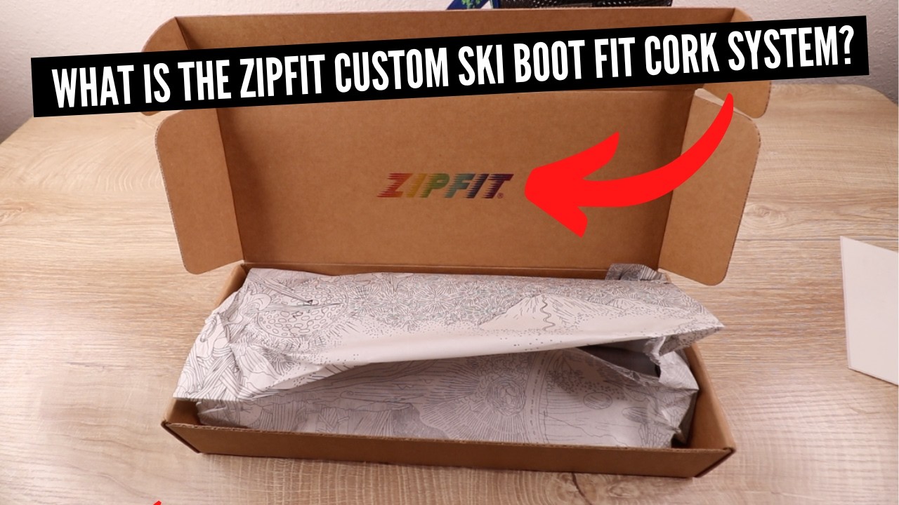 Распаковка системы вставок для горнолыжных ботинок ZipFit из пробки — для чего она нужна?