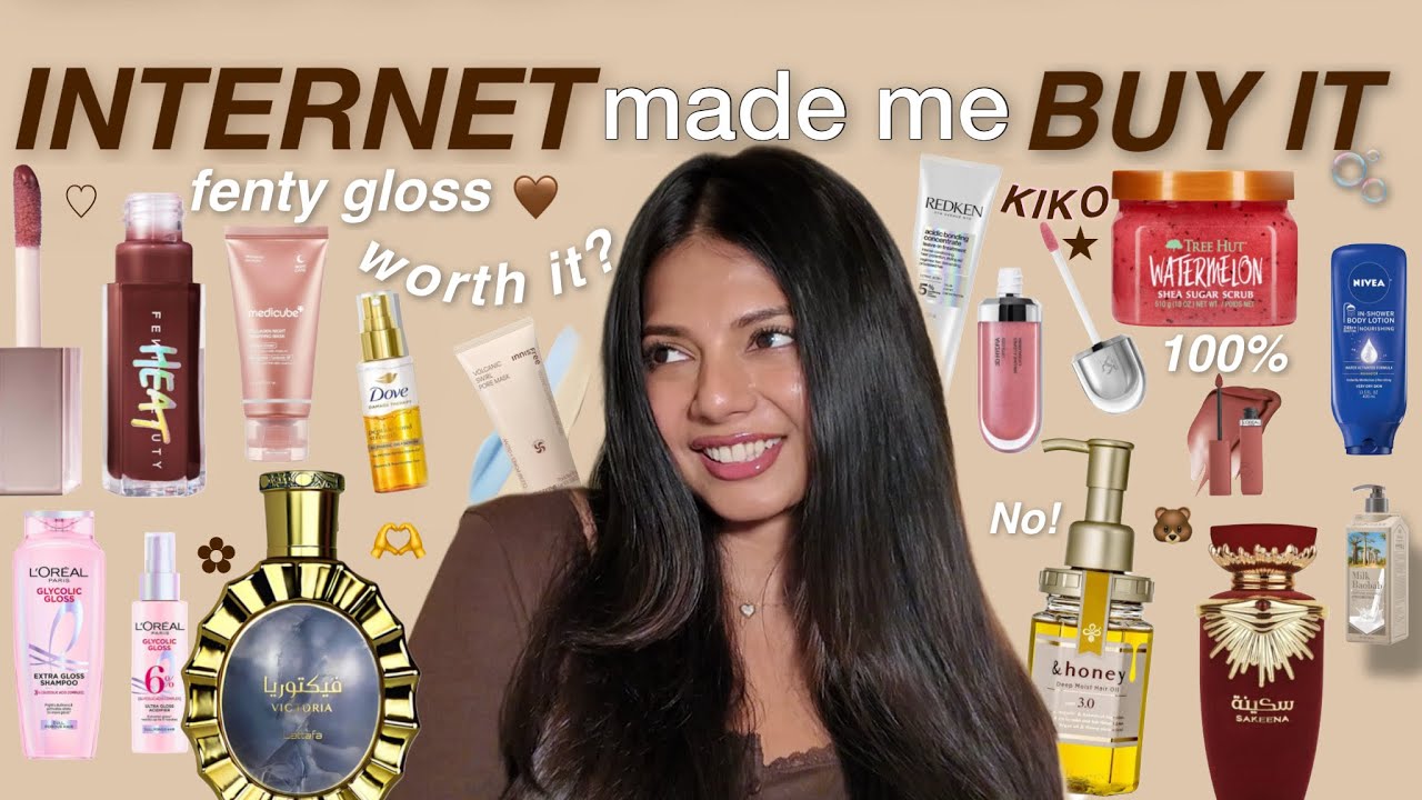 INTERNET made me BUY *are these VIRAL products worth the hype? Skincare, haircare, perfumes & makeup