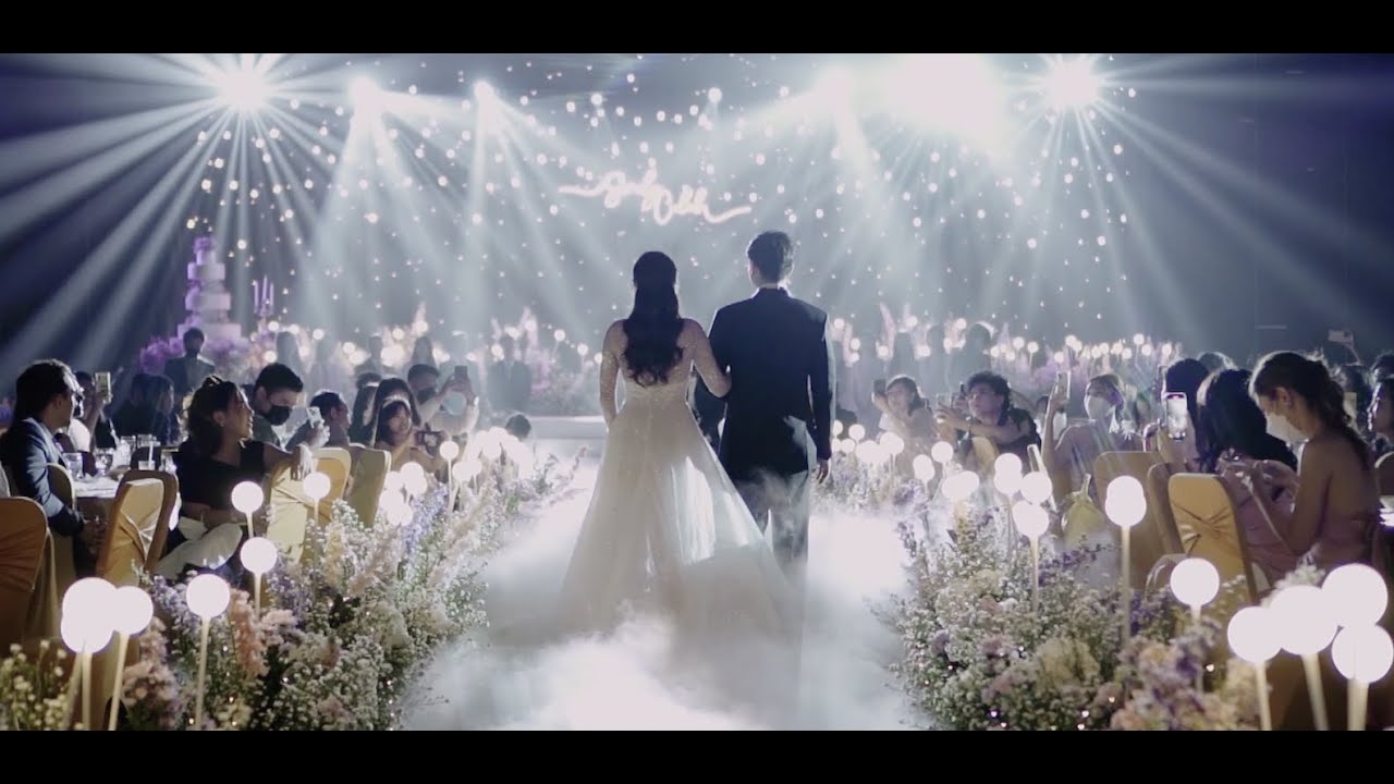 Crazy Rich Asians/Disney themed wedding | Sandy & Caleb's Wedding Reception Highlights