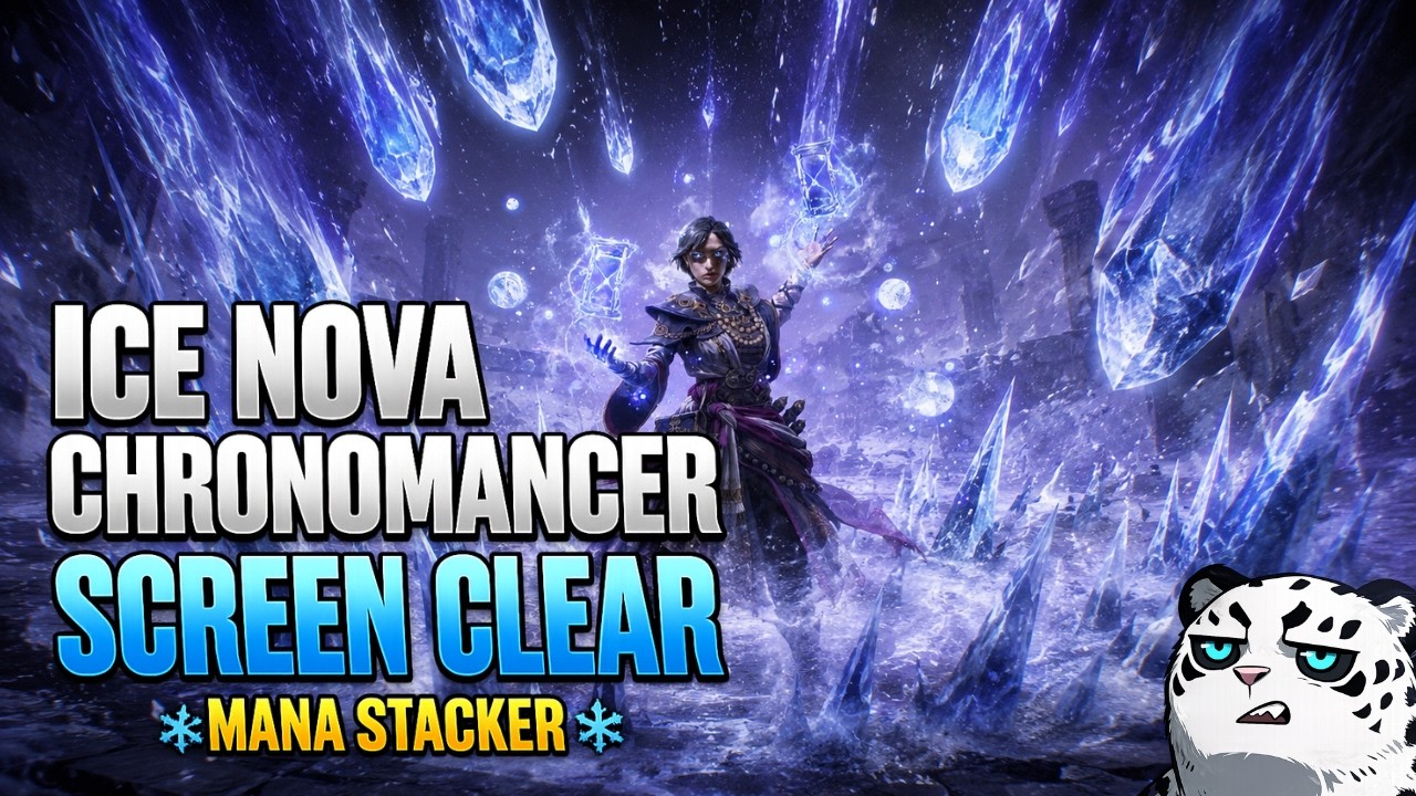 PoE 2 Ice Nova Chronomancer - Mana Stacker Build | 0.5 Path of Exile 2