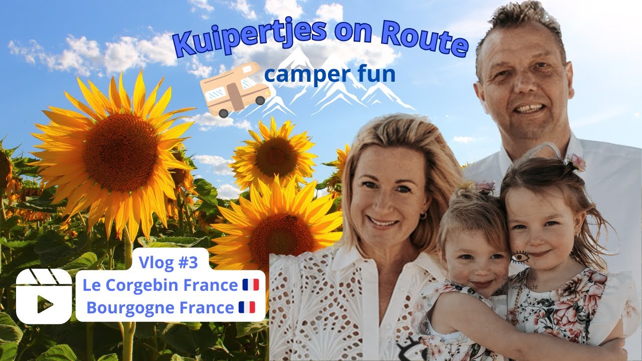Kuipertjes on route camper vlog tv  #3 Bourgogne France 🇫🇷