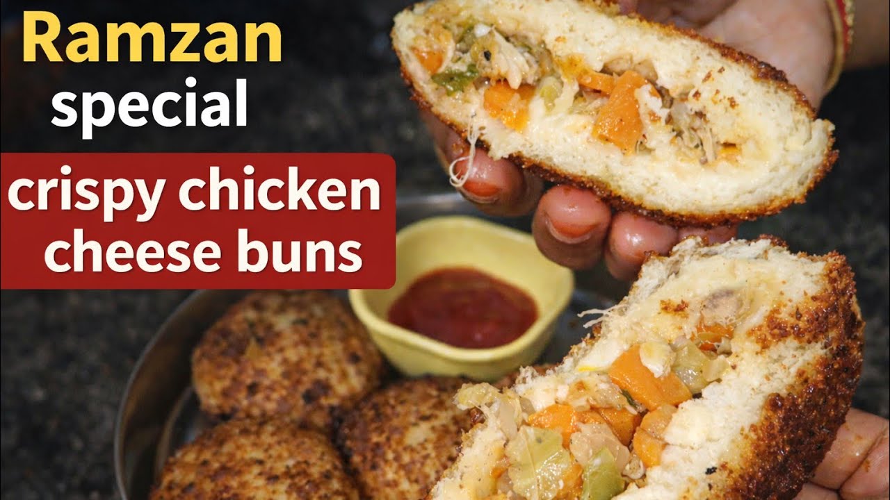 Ramzan Special Crispy Chicken Cheese Buns | Easy Iftar Recipe #2026