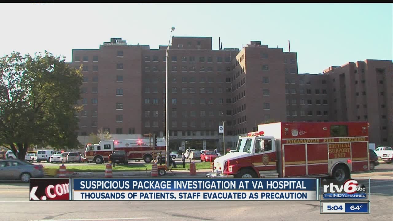 Suspicious package reported at VA Hospital determined unharmful