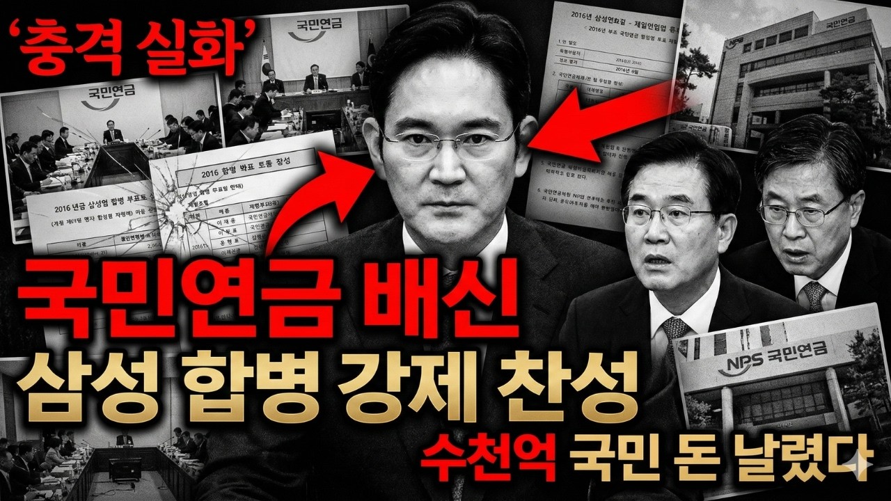 【충격 실화】 국민연금, 삼성 합병 강제 찬성한 숨겨진 압력 | 국민 노후자금 수천억 날린 배신