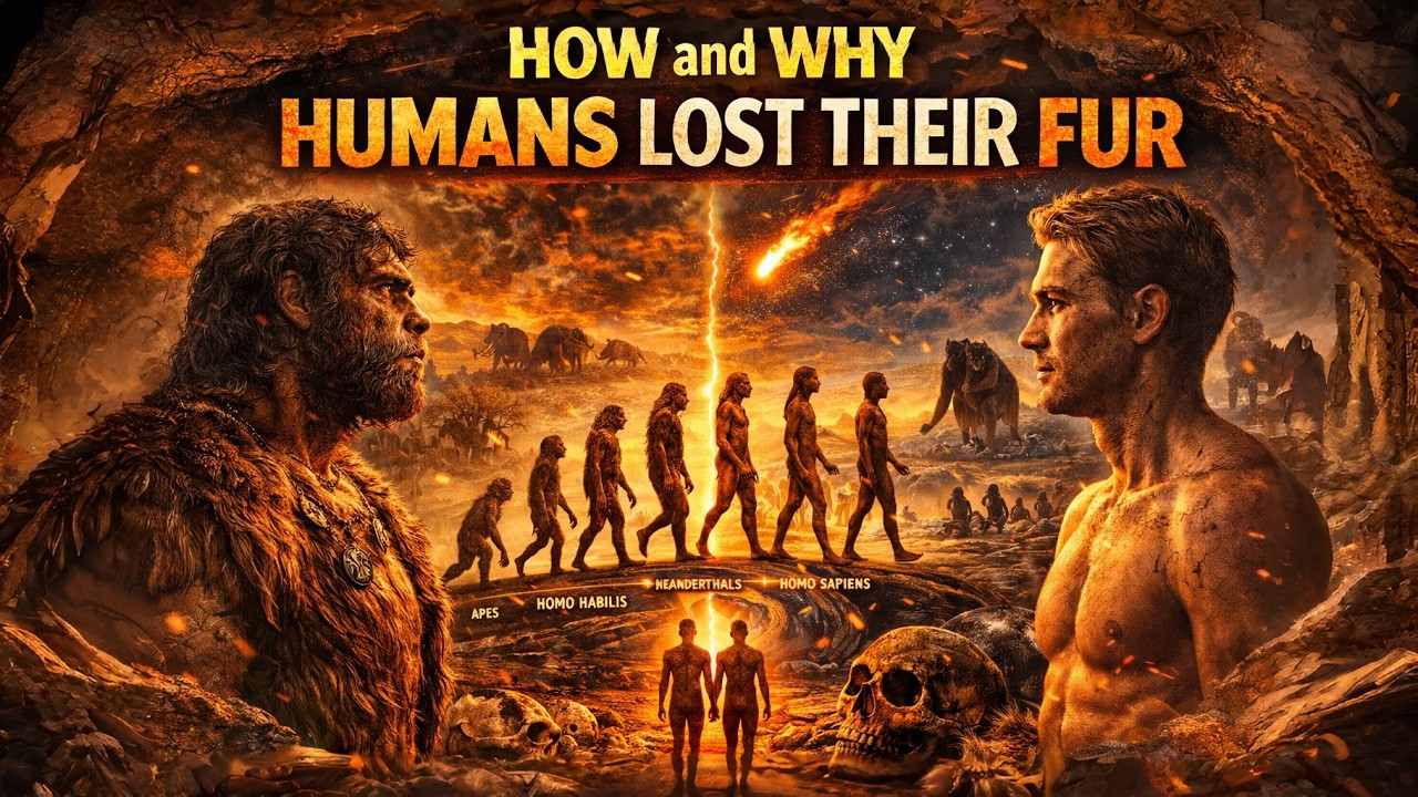 🌙 How and Why Humans Lost Their Fur | Relaxing Prehistory Story for Sleep & Study