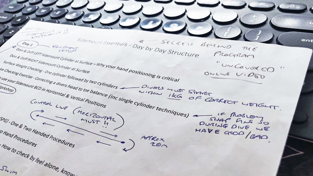 Day 1 - Sidemount Essentials | Teaching Guide - 31 min