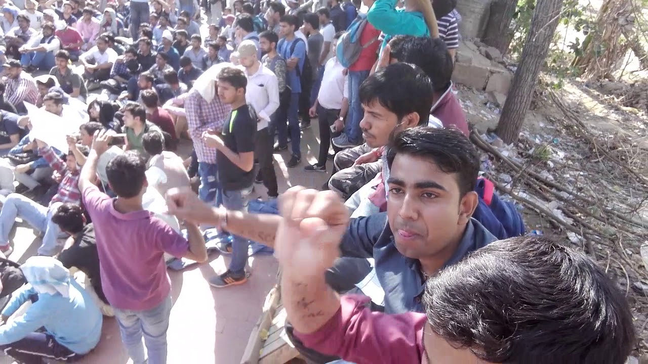 ssc protest at cgo complex delhi