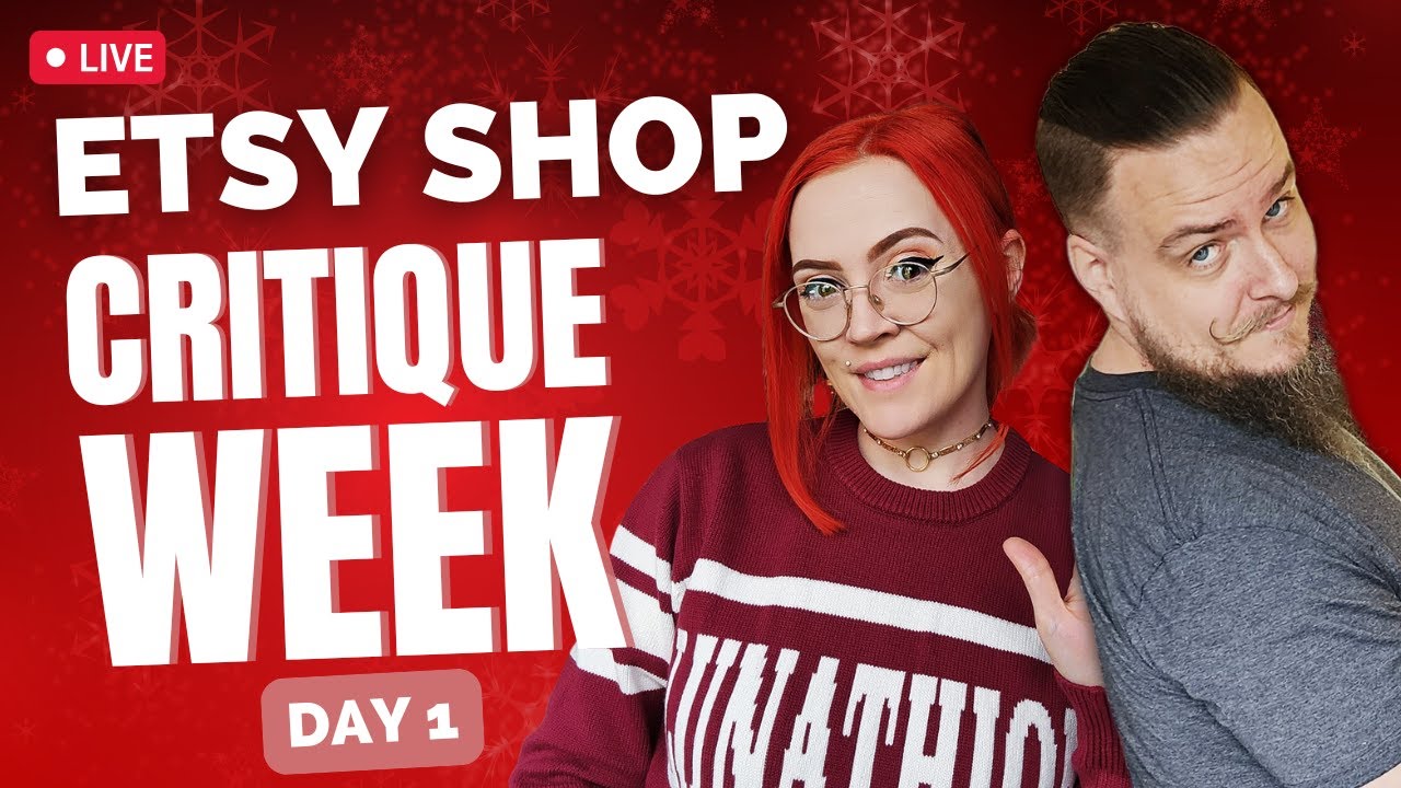 🔴 LIVE Etsy Shop Critiques by Top Business Coaches