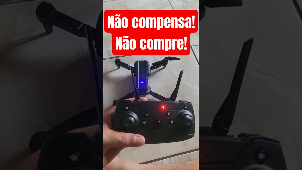 N&atilde;o comprem o drone E99 Pro dar defeito muito r&aacute;pido