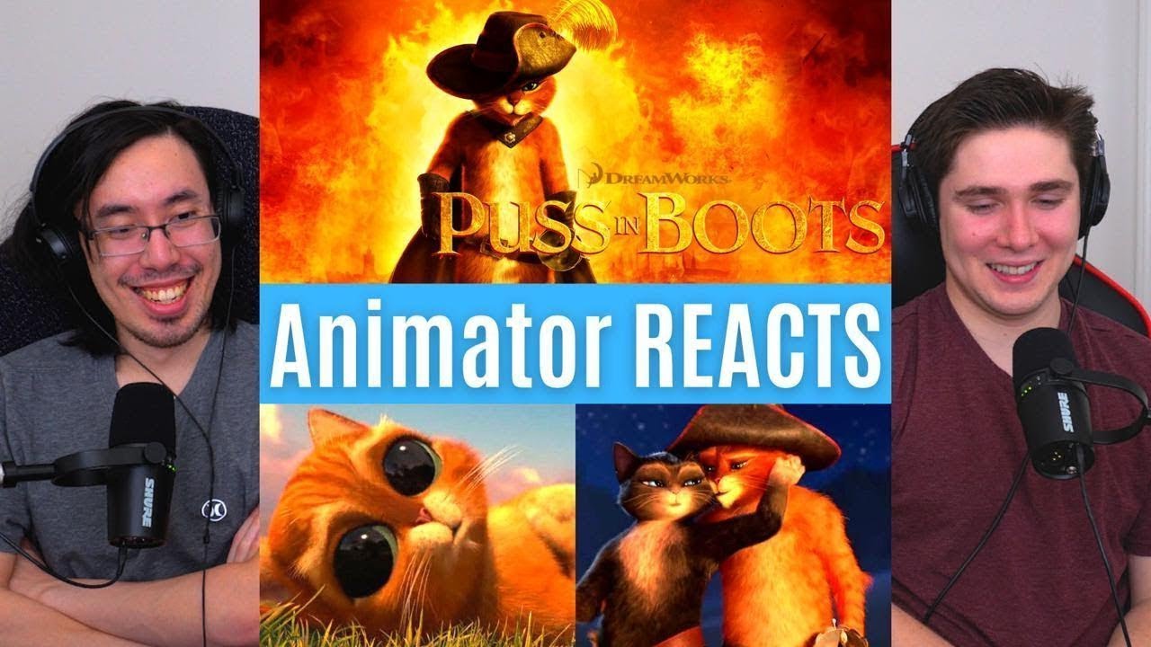 REACTING to *Puss In Boots* SO FUNNY!! (First Time Watching) Animator Reacts