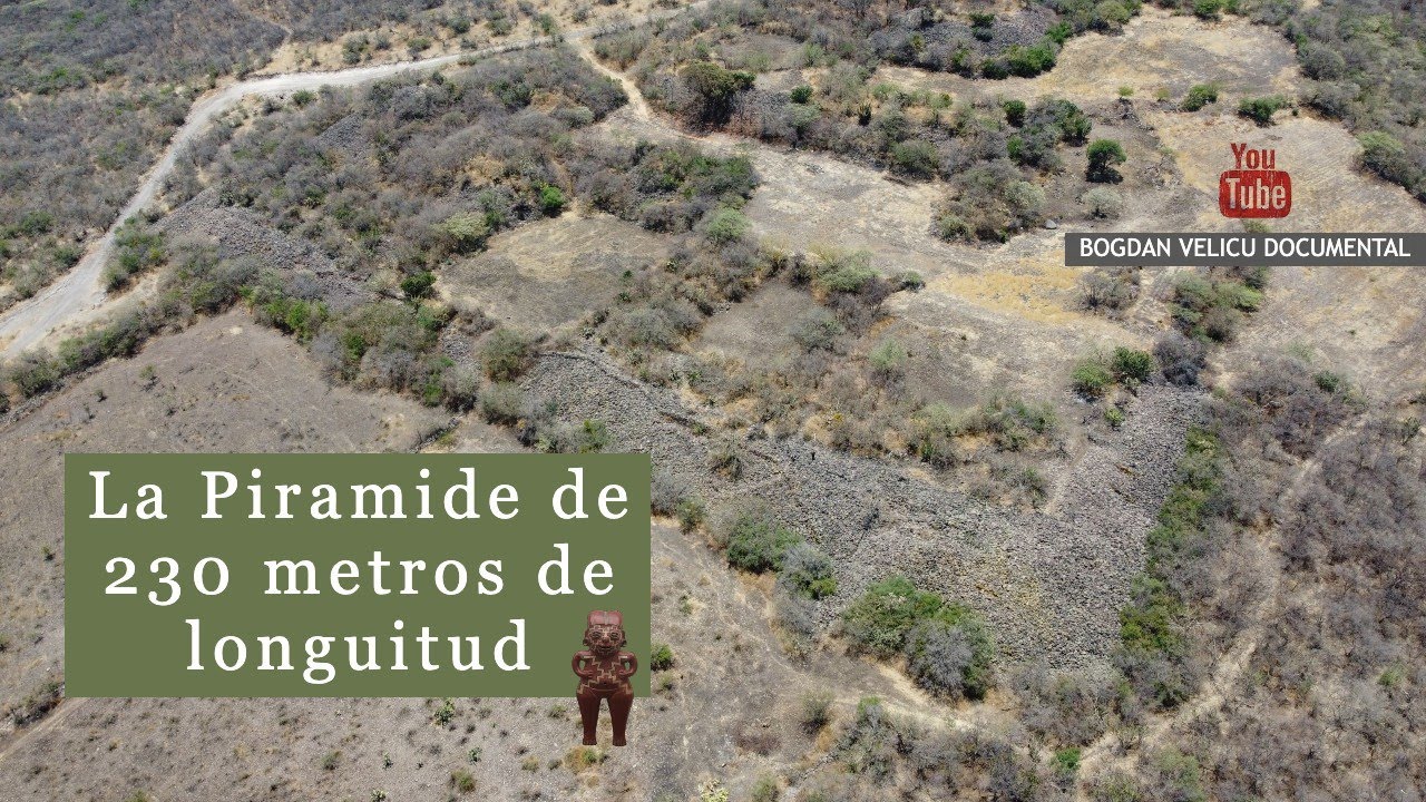 La PIRAMIDE de GUANAJAUATO de 230 METROS de LONGUITUD, IGUAL  de larga que, la de TEOTIHUACAN.