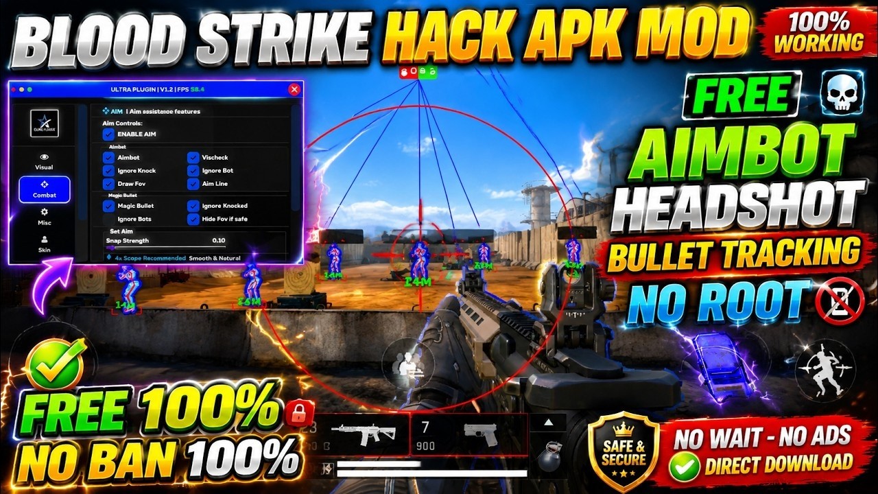 Blood Strike Hack 🔍 New Cheat Blood Strike Free🪼 Blood Strike Mod Menu Hack Headshot + Esp Hack 2026