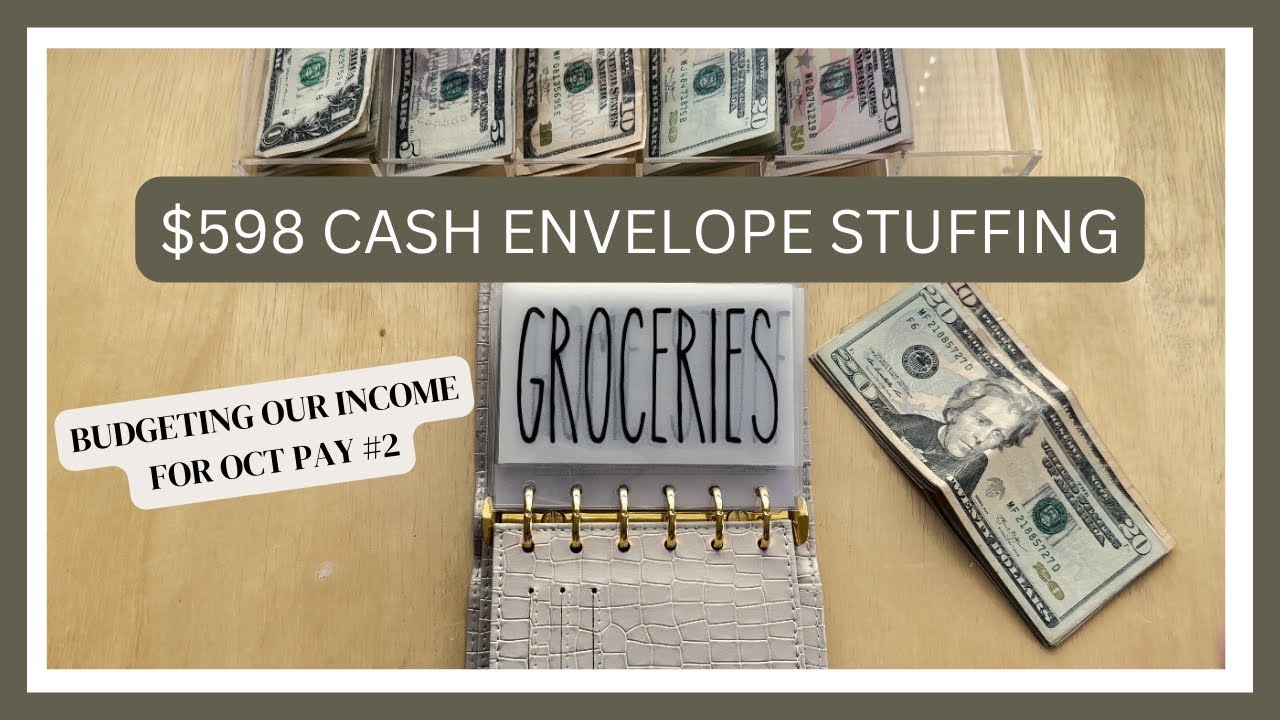 THIS IS WHY I WILL NEVER STOP CASH STUFFING‼️| OCT PAY #2| BUDGETING FOR BEGINNERS| TAYLORBUDGETS