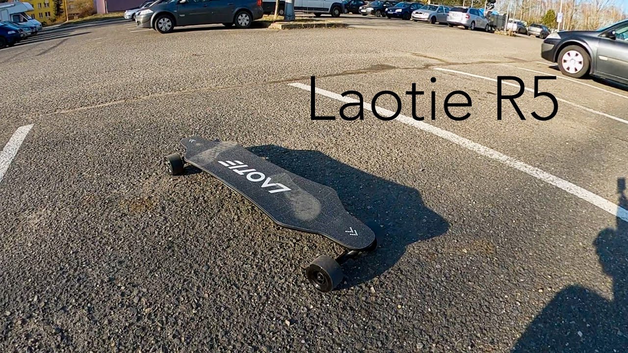 Laotie R5 - levnější a menší brácha mé oblibené X5 - elektro longboard 🛹
