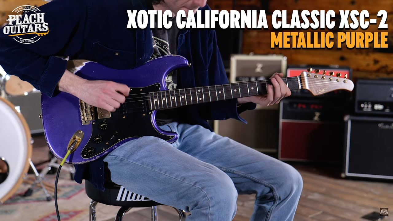 No Talking...Just Tones | Xotic California Classic XSC 2 Metallic Purple Heavy Ageing