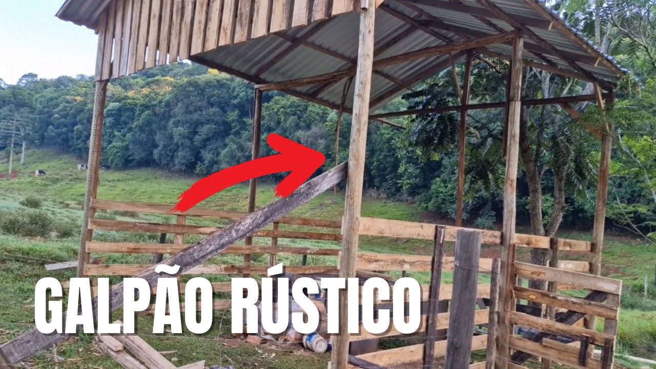 Construção de Galpão de Madeira para Ferramentas e Animais!