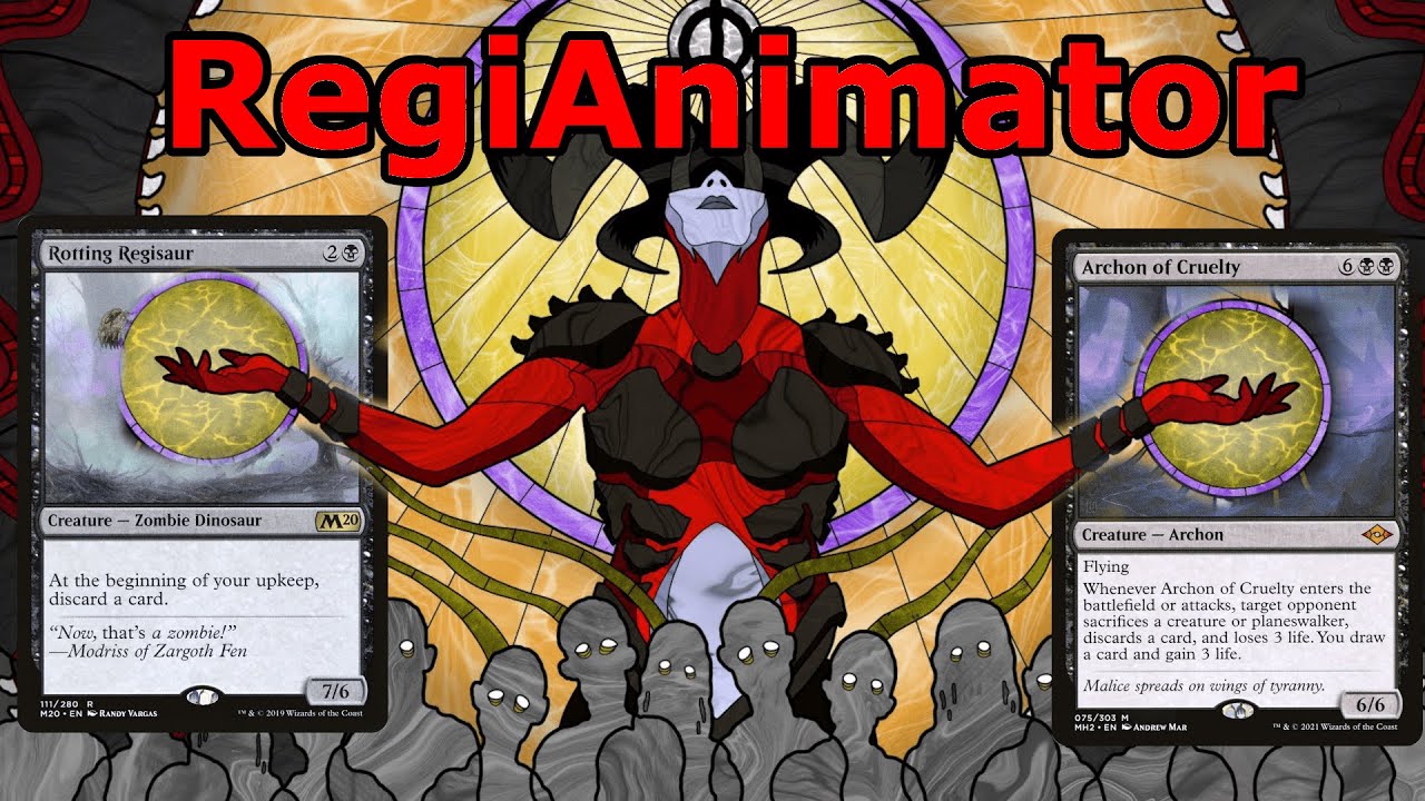 THE OL' SB JUKE!  Introducing: RegiAnimator! (Rotting Regisaur Sheoldred Mono Black Reanimator MTG)