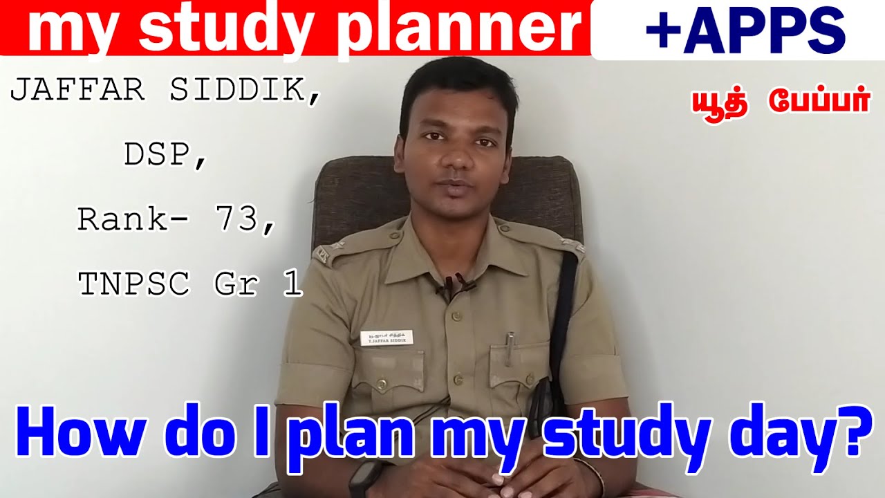 Daily Study Planer |My  Study Timetable  |How Toppers Make Time Table For Study |JAFFAR SIDDIK, DSP