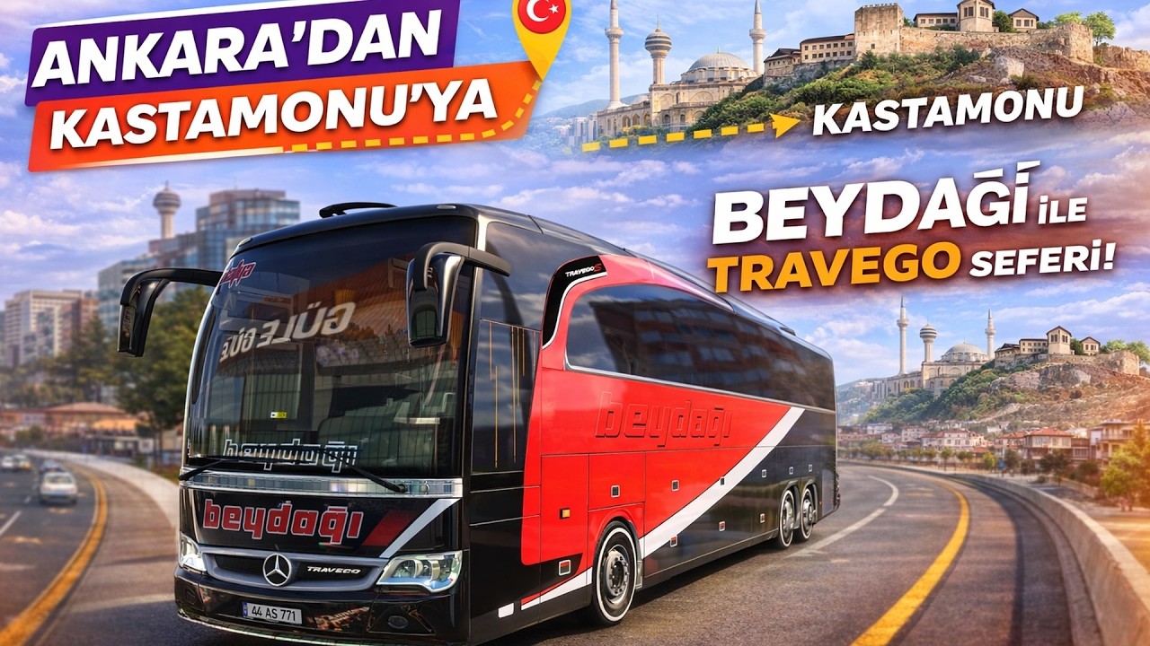 Ankara'dan Kastamonu'ya Çıldırmalık yolculuk! Beydağı Travego 2015 ile Uzun Yol 🚍
