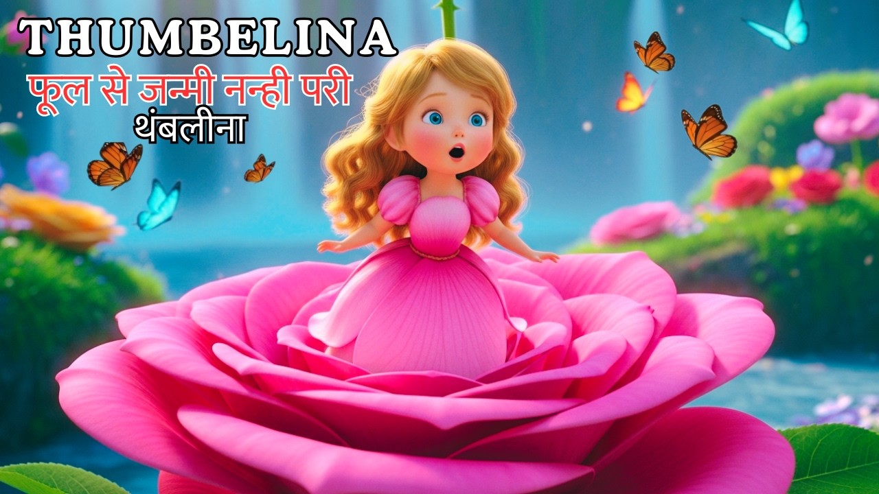 फूल से जन्मी नन्ही परी | थंबलीना की जादुई कहानी | Thumbelina Full Story | Fairy Tale in Hindi