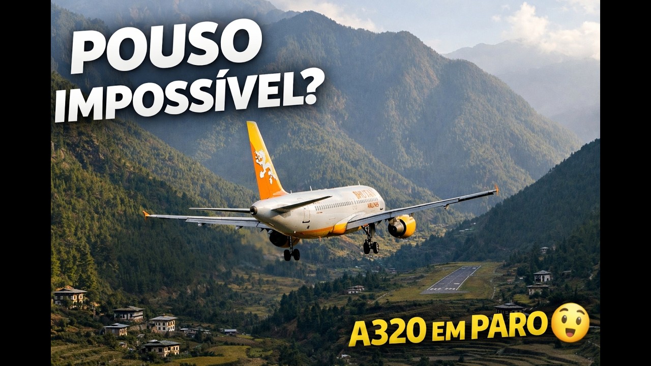 Tentando pousar um A320 em Paro — um dos aeroportos mais difíceis do mundo