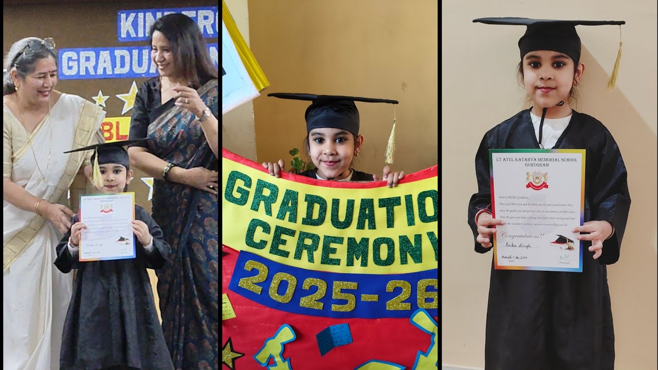 Kindergarten Graduation Ceremony of Lt. Atul Katarya memorial School 2025-26