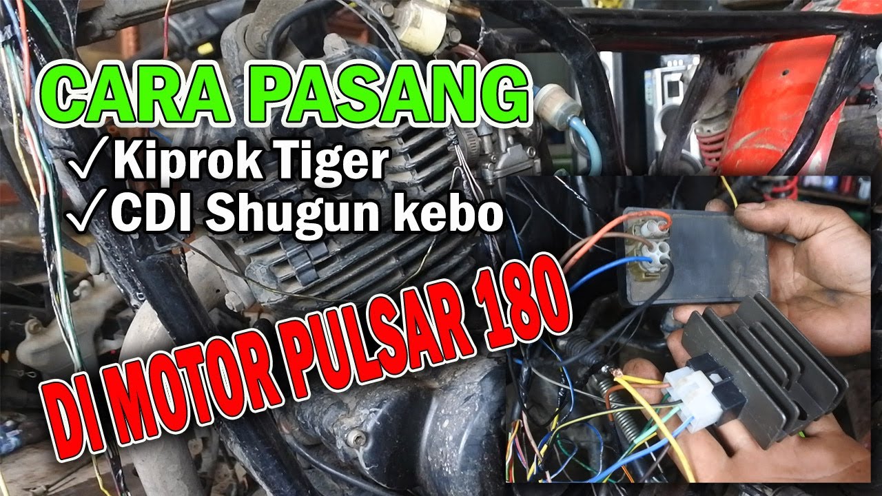 PASANG Kiprok Tiger + CDI Shogun di motor PULSAR 180 Ug3