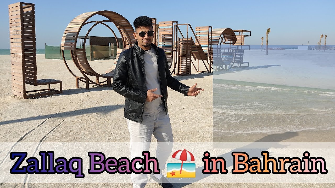 Zallaq Beach 🏖️ in Bahrain